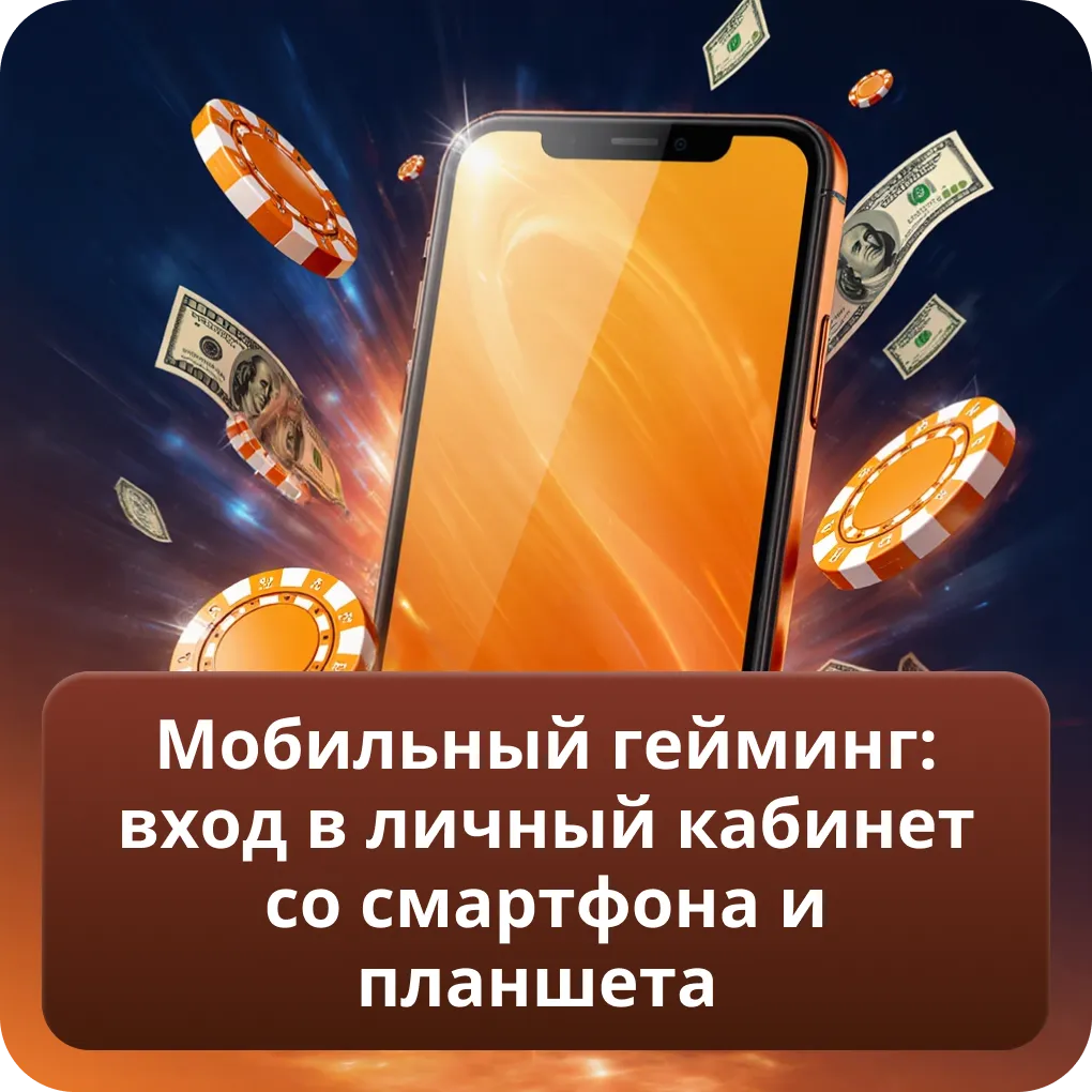 Мобильный гейминг: вход в личный кабинет со смартфона и планшета